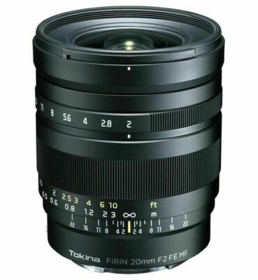 Tokina FiRIN 20mm F2.0 FE MF NEW WIDE ANGLE Lens for Sony E 