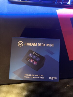 Elgato Stream Deck Mini | Live Content Creation Controller with 6 Keys, Black