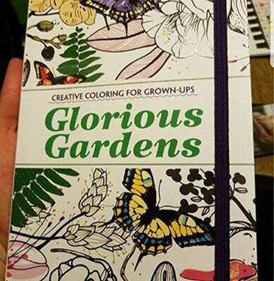 Glorious Gardens: Creative Coloring Book for Grown-Ups Mini - VERY GOOD