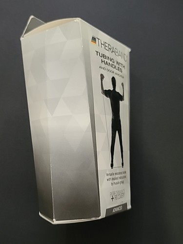 NEW! TheraBand Professional Latex Resistance Tubes w Soft Handles & Door Anchor - Picture 7 of 8