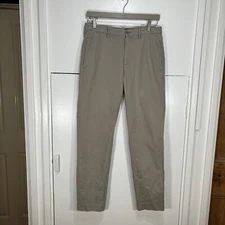 APC Trousers Straight Leg Slim Trousers Beige Size 29 100% Cotton