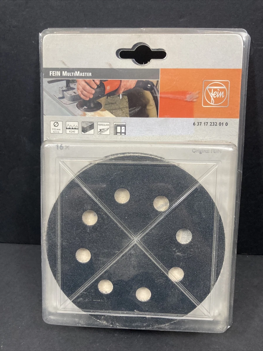 FEIN 63728011015 Sanding Discs – 50-Pack Perforated D150 G100 Abrasive Sheets