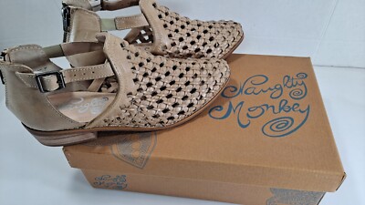 Naughty Monkey ''Check Mate'' women's shoes Nude Size 7