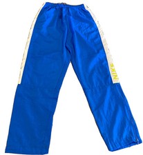 Vintage Nike Windbreaker pants size Youth Large 12-14 blue yellow Y2K