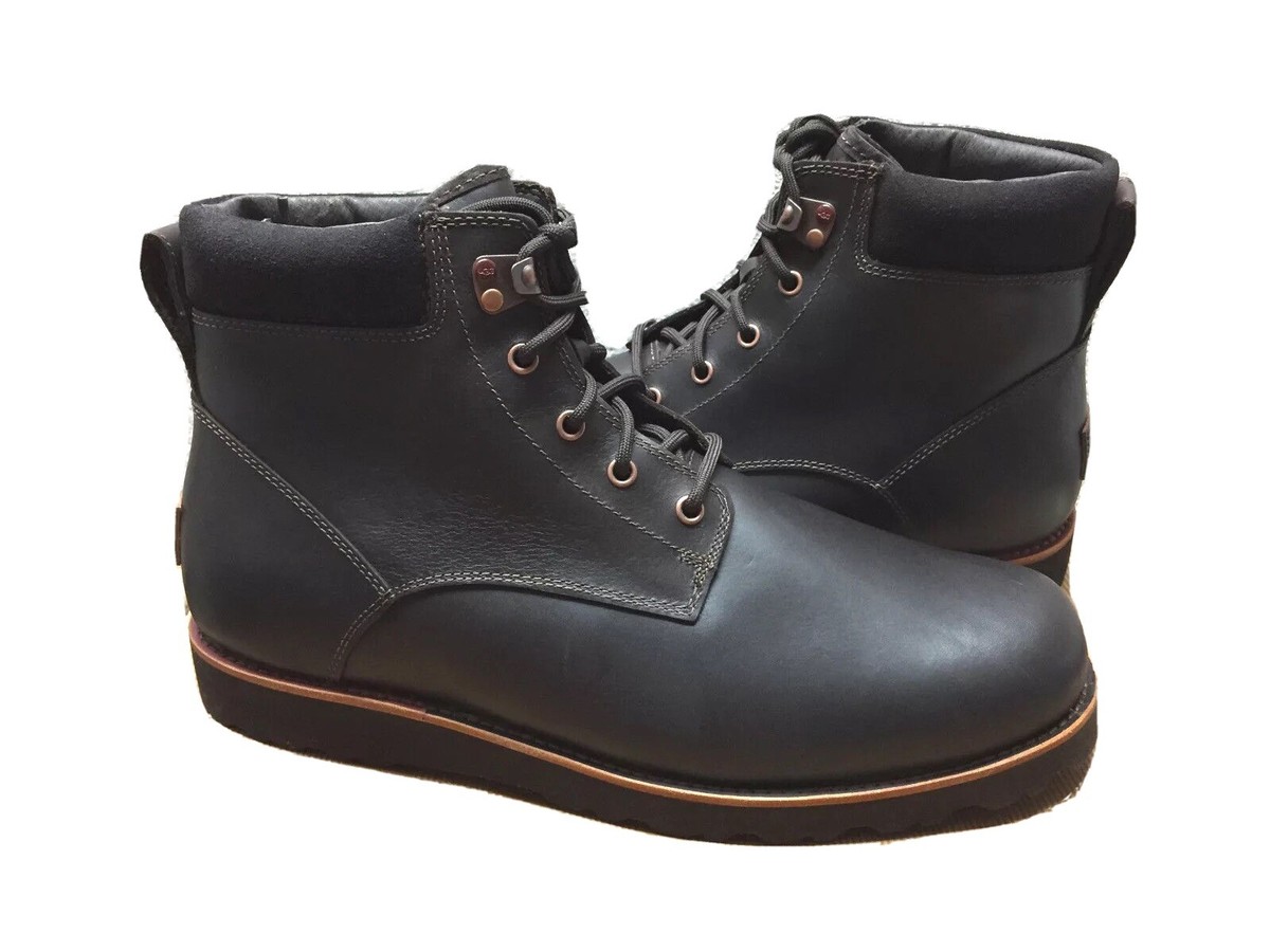 UGG Dark Brown Men\'s Boots with Shearling Lining Ugg Australia Seton Men main image 3
