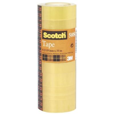 Scotch Klebefilm 508, transparent, 19 mm x 33 m