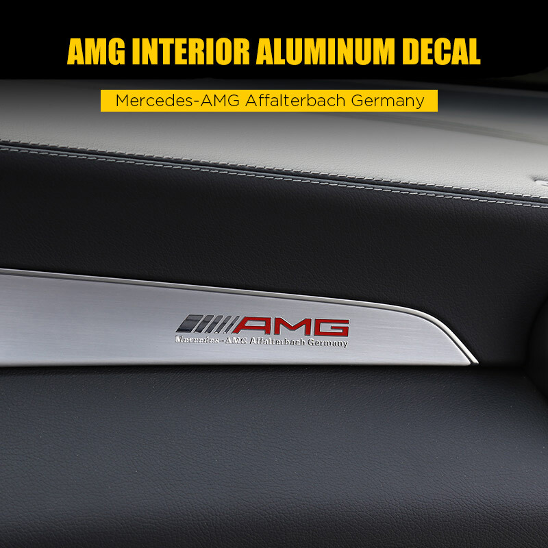 AMG Edition Interior Emblem Aluminum 3D Decal Sticker Badge Decorate ...