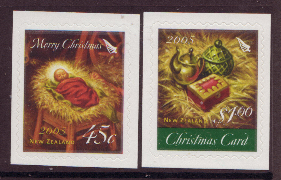 NEW ZEALAND 2005 CHRISTMAS SELF ADHESIVE UNMOUNTED MINT