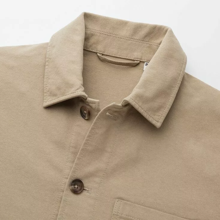 JERSEY OVER SHIRT JACKET UNIQLO TH #37 JERSEY OVER SHIRT JACKET UNIQLO TH