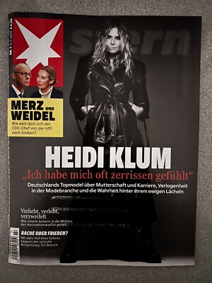 Stern Ausgabe 7 - 2025 NEU aus Abo,NP: 6,20  Heidi Klum, Merz und Weidel CDU AfD