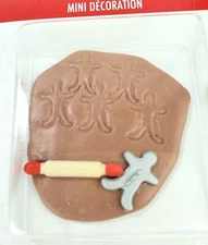 Tiny Treasures Rolling Out Gingerbread Dough Doll House Village Accessories 