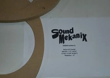 MDF Speaker / Spacer Rings, 6x9" to 6.5" LARGE 1/2" Adapters One Pair 