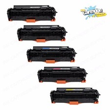 5PK 118 Black/Color Toner For Canon 118 ImageCLASS MF8380CDW MF8580CDW LBP7200Cd