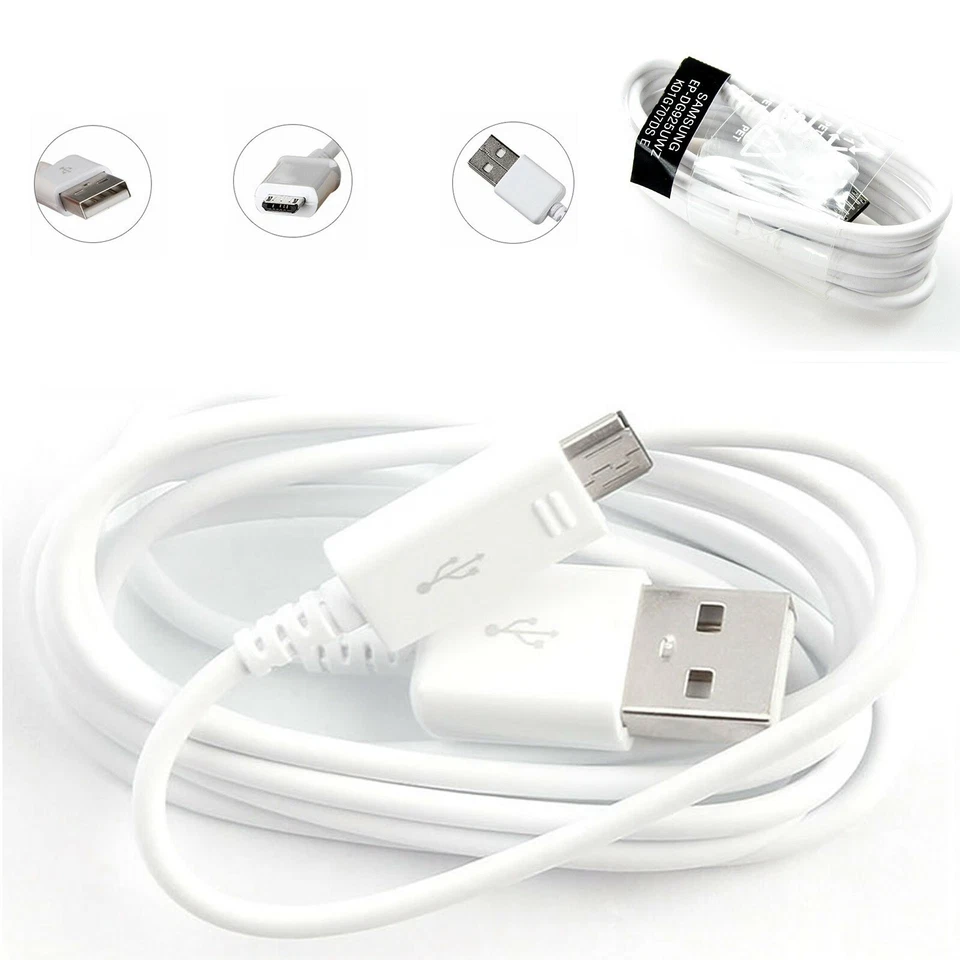 Cable Micro USB de Datos y Carga Rápida Original Samsung Galaxy S6 S7/Edge - Paquete de 2 Foto 4 de 4
