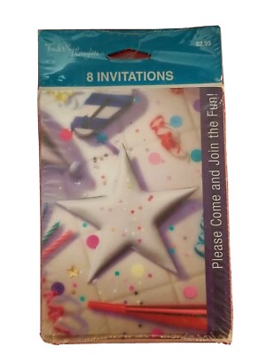 Tender Thoughts Invitations - 8 Invitations - Please Come and Join the Fun!