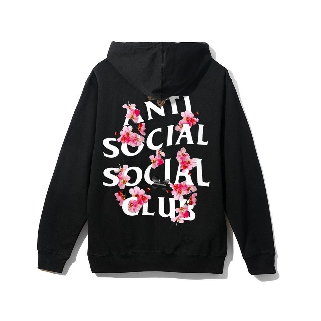 Authentic Anti Social Social Club ASSC Hoodie Kkoch Black Hoody Hoodie In  hand