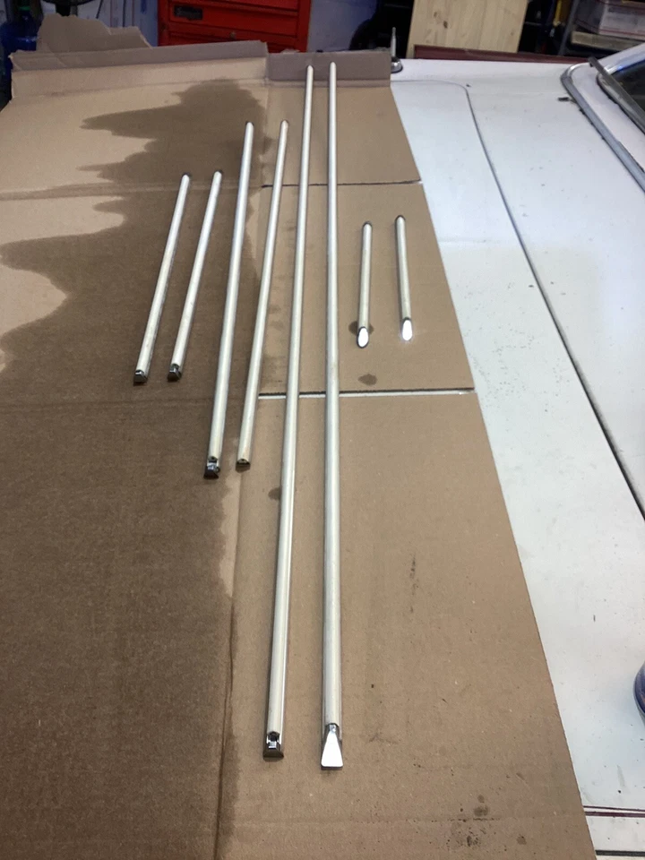 1977 MERMERCURY MARQUIS 2 ДВЕРИ ОТДЕЛКА МОЛДИНГ ДВЕРИ И КРЫЛА 1973 1974 1975 1976 - Изображение 4 из 4