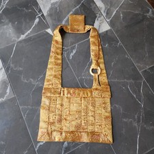 Rakusu Soto Handcrafted in Florida US 絡子鞄 Golden brocade  