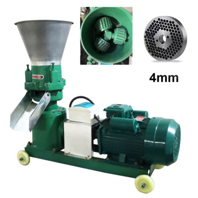 4mm Pellet Animal Feed Machine Pallet Mill Farm Forage Granulator 150 kg/h 220V