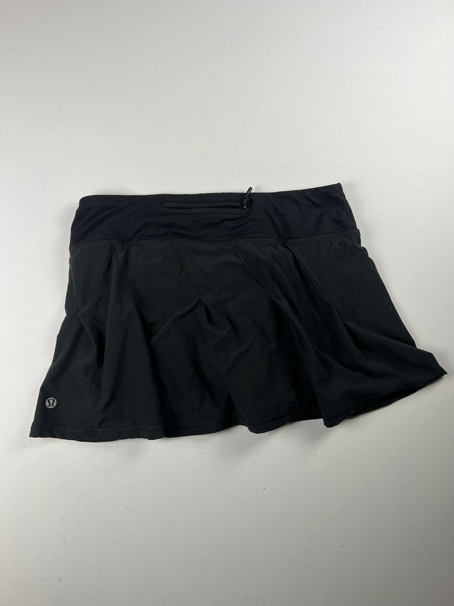 Lululemon Black Tennis Skirt Size 4 Womens | eBay