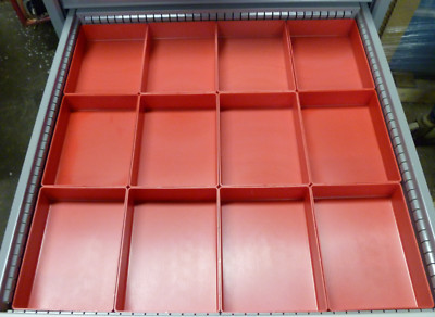 12 Storage System Bins - 6 x 8 x 2 Inch Deep (actual depth 1-3/4) Boxes, Cups