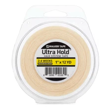 WALKER TAPE Ultra Hold - 1" X 12 Yds, Roll Support Tape Wig, Double-Sided!