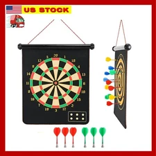 Magnetic Dart Board, Dartboard Set, Sports, Game, Toy, Gifts, for kids, 6 Darts