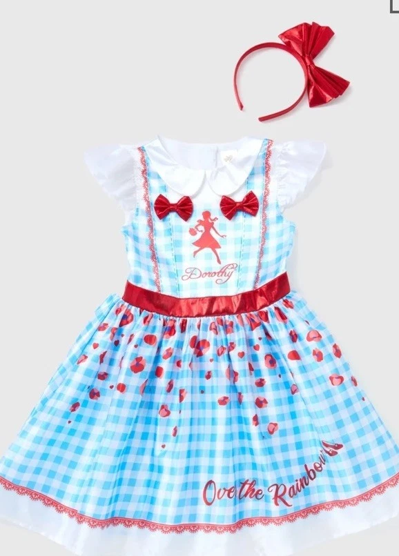 Wizard of Oz The Dorothy Sequin Dress Costume Child - Giochi e Prodotti per l'Età Evolutiva Wizard of Oz The Dorothy Sequin Dress Costume Child - Giochi e Prodotti per l'Età Evolutiva