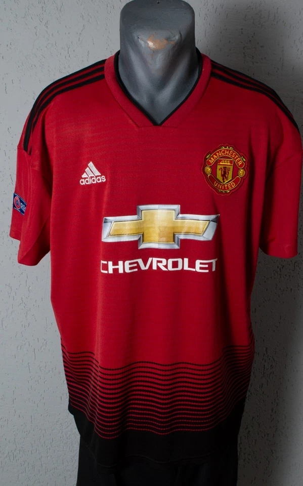 Camiseta Manchester United Pogba 2018/2019 UEFA Champions League Talla XL Foto 2 de 4