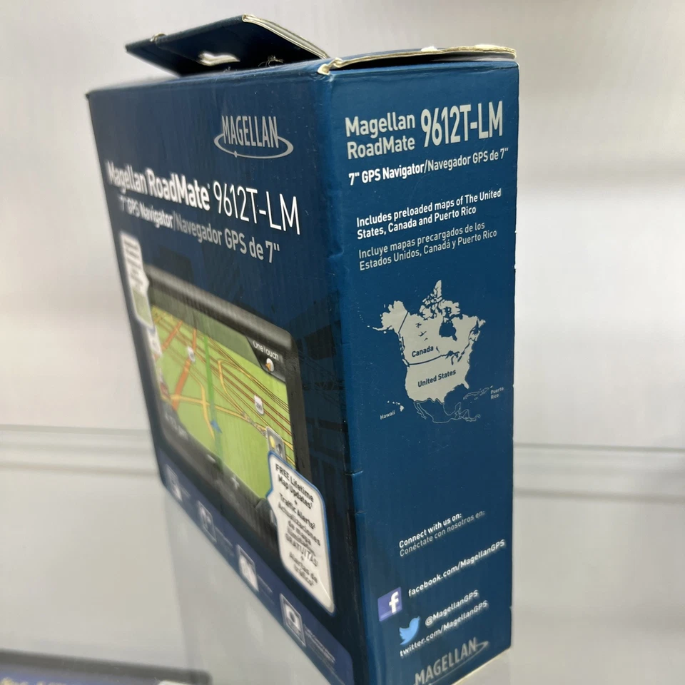 Magellan RoadMate 9612T-LM 7” GPS Navigator Lifetime Updates New Sealed - Image 2 of 4