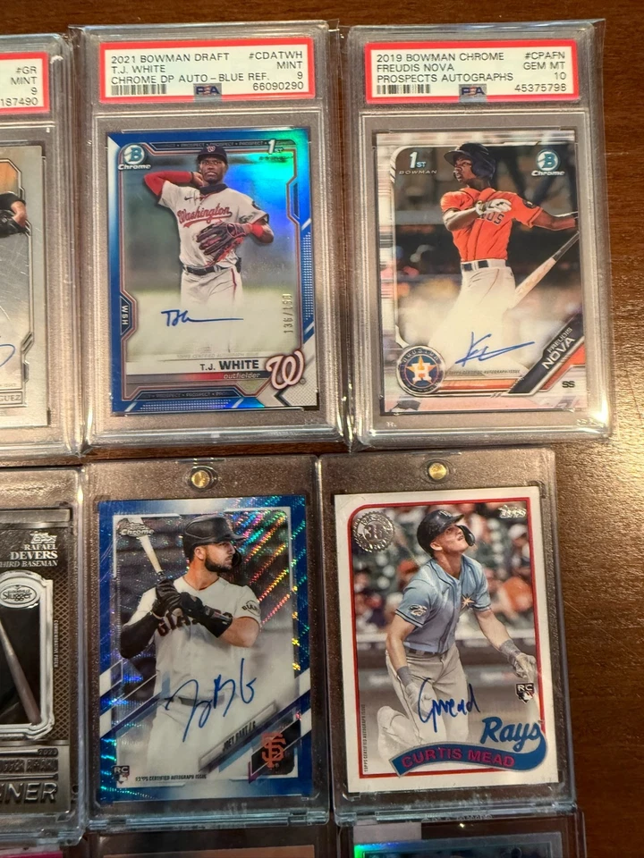 ОГРОМНЫЙ лот бейсбольных спортивных карточек (Ichiro, Devers, Julio, Auto) - Изображение 3 из 4