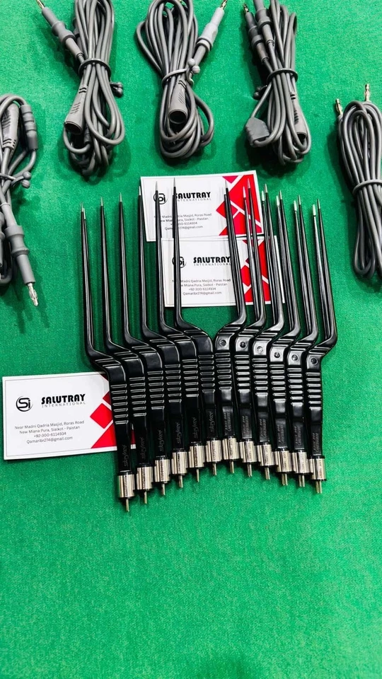 Juego de 10 pinzas de bayoneta bipolares antiadherentes Stryker SilverGlide 6720-240-007 Foto 2 de 4