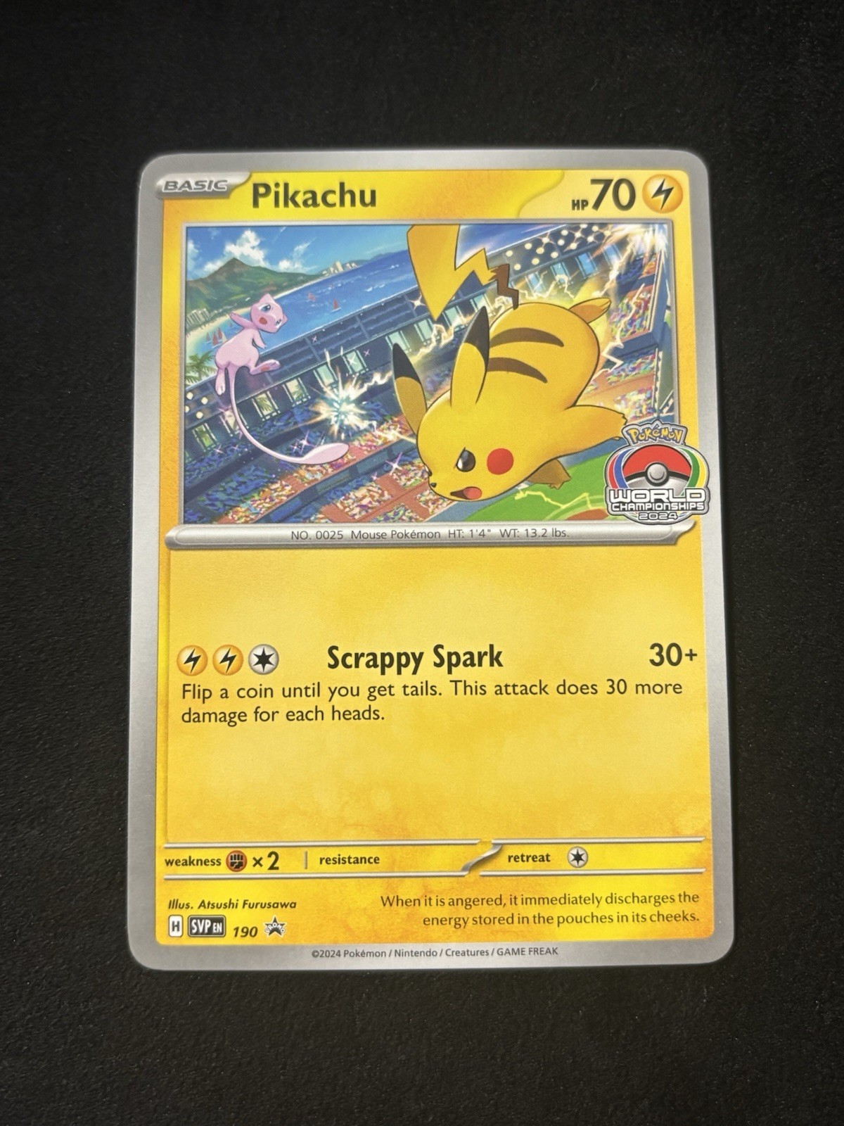 Pikachu 190 Sv: Scarlet & Violet Promo Cards Regular Pokemon TCG - NM/LP