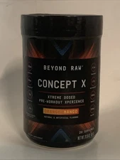 BEYOND RAW Concept X Xtreme Dosed Pre Workout Powder Orange Mango 5/26