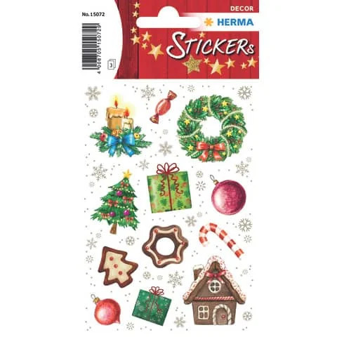 "Herma Weihnachts-Sticker Decor \"Weihnachtszeit\" 3 Bis 60 Stk Spare Bis 70%"-image