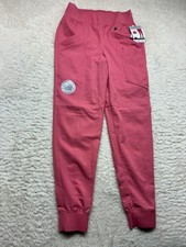 ClimateRight by Cuddl Duds Pants Womens XS Pink 7-Pocket Jogger Scrub Anti-Odor