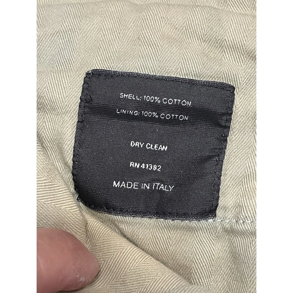 Rare VTG Polo Ralph Lauren 36x30.5 Pinstripe Denim Pants & Co Clothiers Italy - Image 4 of 4