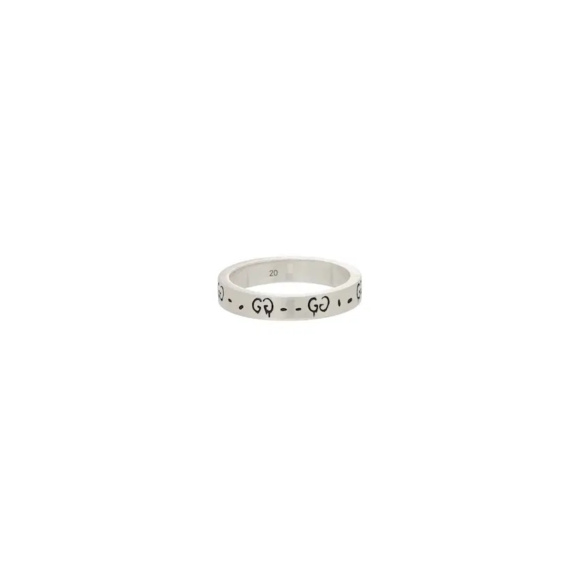 Gucci Ghost Sterling Silver Ring - image 1