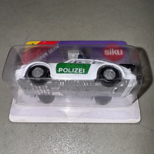 Siku Porsche 911 Turbo Autopista Patrol Car Police Super Series 1316 - Imagen 3 de 8