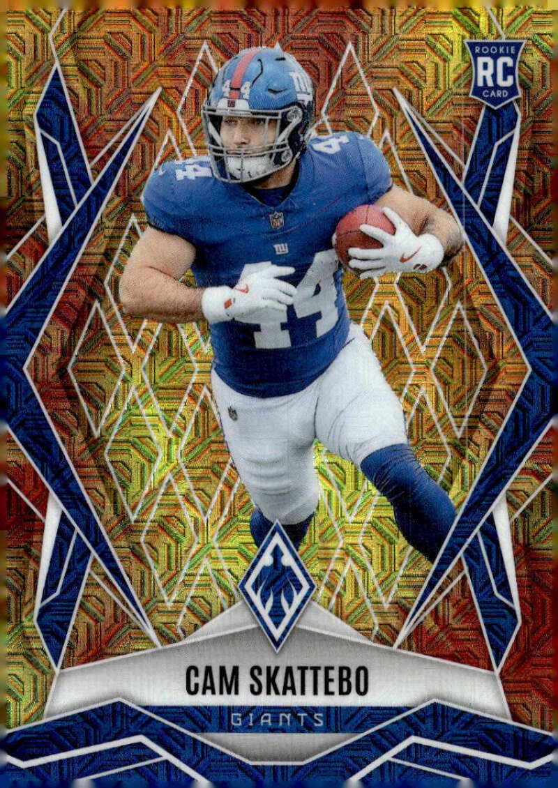 Cam Skattebo RC 2025 Panini Phoenix FireBurst /350 #168 ROOKIE Giants  ID:155714