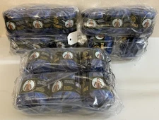 LION BRAND INCREDIBLE RIBBON YARN BLUE SHADES LOT OF 17