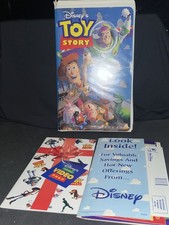 Toy Story VHS 1995/1996 #6703 Initial Release W/Original Inserts - Disney Pixar