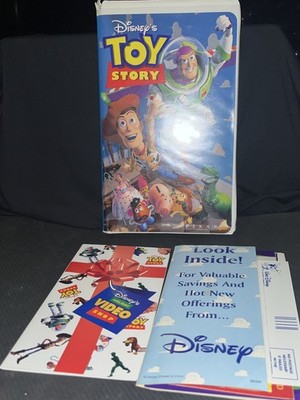 Toy Story VHS 1995/1996 #6703 Initial Release W/Original Inserts