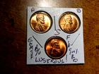 Lustrous RED Cartwheel Gem+ Brilliant Unc. 1945PDS Lincoln Penny Year Set L1