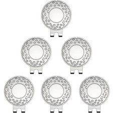 6Pcs Magnetic Golf Hat Clip For Ball Marker Cap Fastener Tool Quick Ship