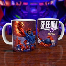 Speedball 2 Brutal Deluxe Mug Retro Game For Atari Amiga Commodore 64 Sega PC