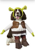 Shrek DreamWorks Movie Ogre Fancy Dress Up Halloween Pet Dog Cat Costume
