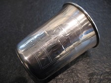 Becher Silber 875 Russland Zolotniki 84 Silberbecher Vodkabecher 1910 groß 48 gr