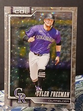 2026 Topps Tyler Freeman Silver Foilboard Crackle Super Box #199 Rockies