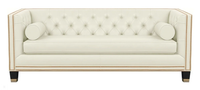 Beige Chesterfield Sofa MöBel Leder Wohnzimmer Modern Design Couchen Sofas Neu